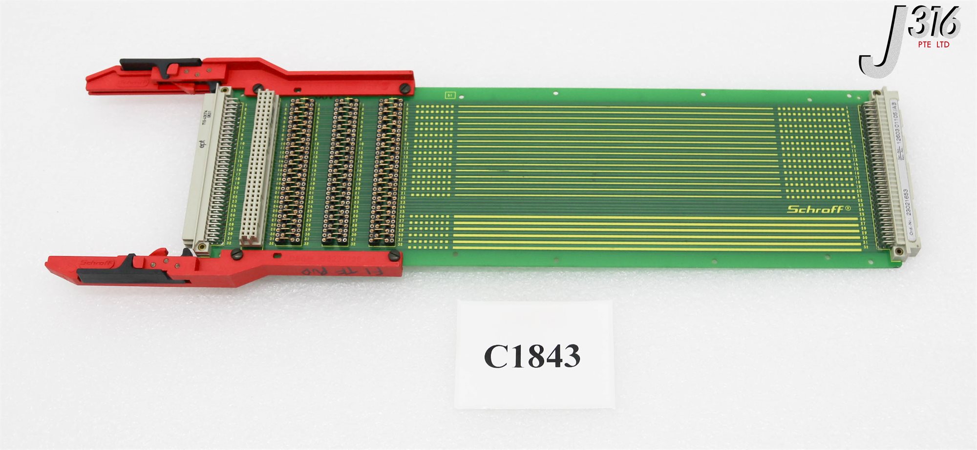 C1843 SCHROFF PCB ASSY, TEST ADAPTER CONNECTOR, 33021-653 23021653